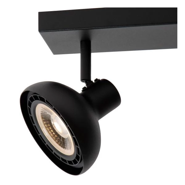 Lucide SENSAS - Foco de techo - 2xGU10 (ES111) - Negro - detalle 1